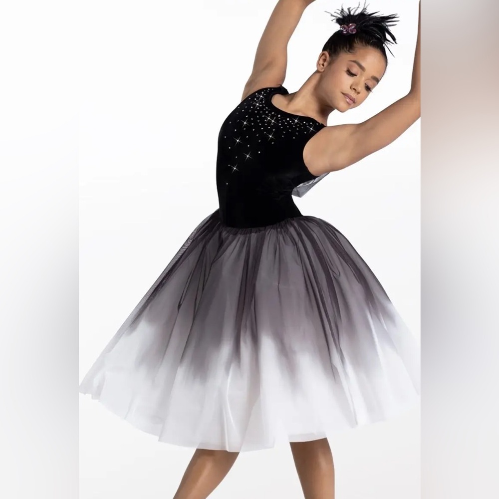 Weissman Black and White Kids Dance Costume